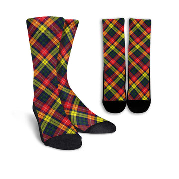 Dewar Tartan Crew Socks Cross Style Crew Socks - Tartan Vibes Clothing