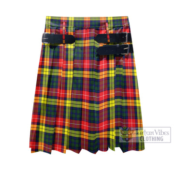Dewar Tartan Men's Pleated Skirt - Fashion Casual Retro Scottish Kilt Style