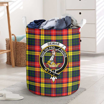 Dewar Tartan Laundry Basket with Family Crest One Size - Tartan Vibes Clothing