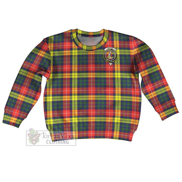 Dewar Tartan Kid Ugly Sweater with Family Crest Kid - Tartan Vibes Clothing
