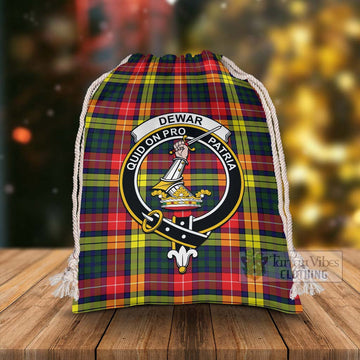 Dewar Tartan Christmas Santa's Bag with Family Crest - Tartan Vibes Clothing