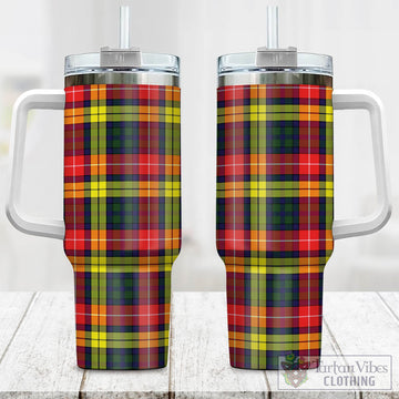 Dewar Tartan Tumbler with Handle One Size 40 OZ - Tartan Vibes Clothing