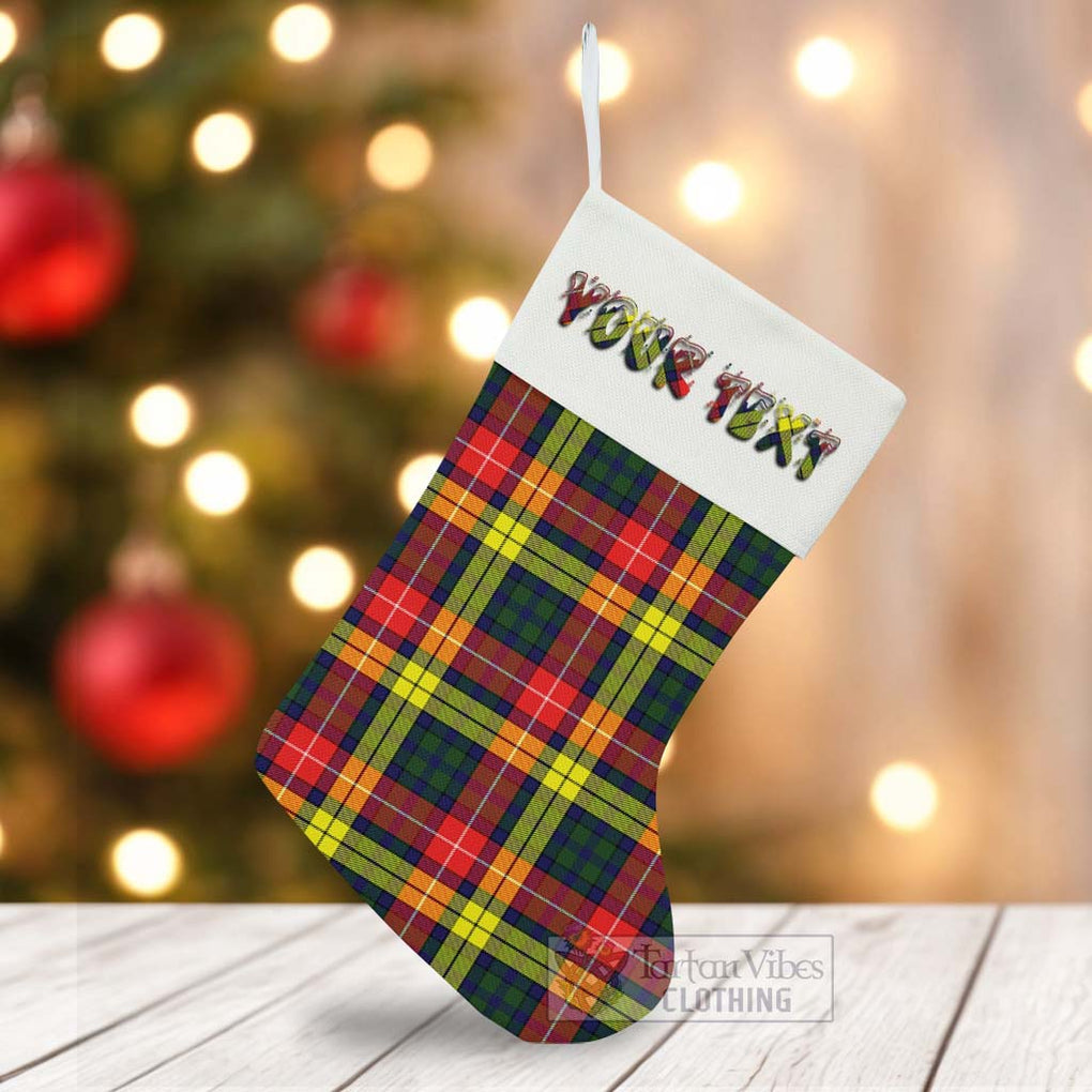 Dewar Tartan Christmas Stocking with Personalized Text - Tartan Vibes Clothing