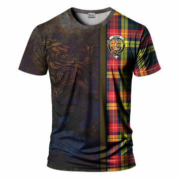 Dewar Tartan Family Crest T-Shirt Alba Gu Brath Be Brave Lion Ancient Style Kid's Shirt - Tartan Vibes Clothing