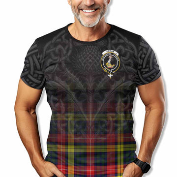 Dewar Tartan T-Shirt with Family Crest Celtic Thistle Vibes Kid's Shirt - Tartan Vibes Clothing