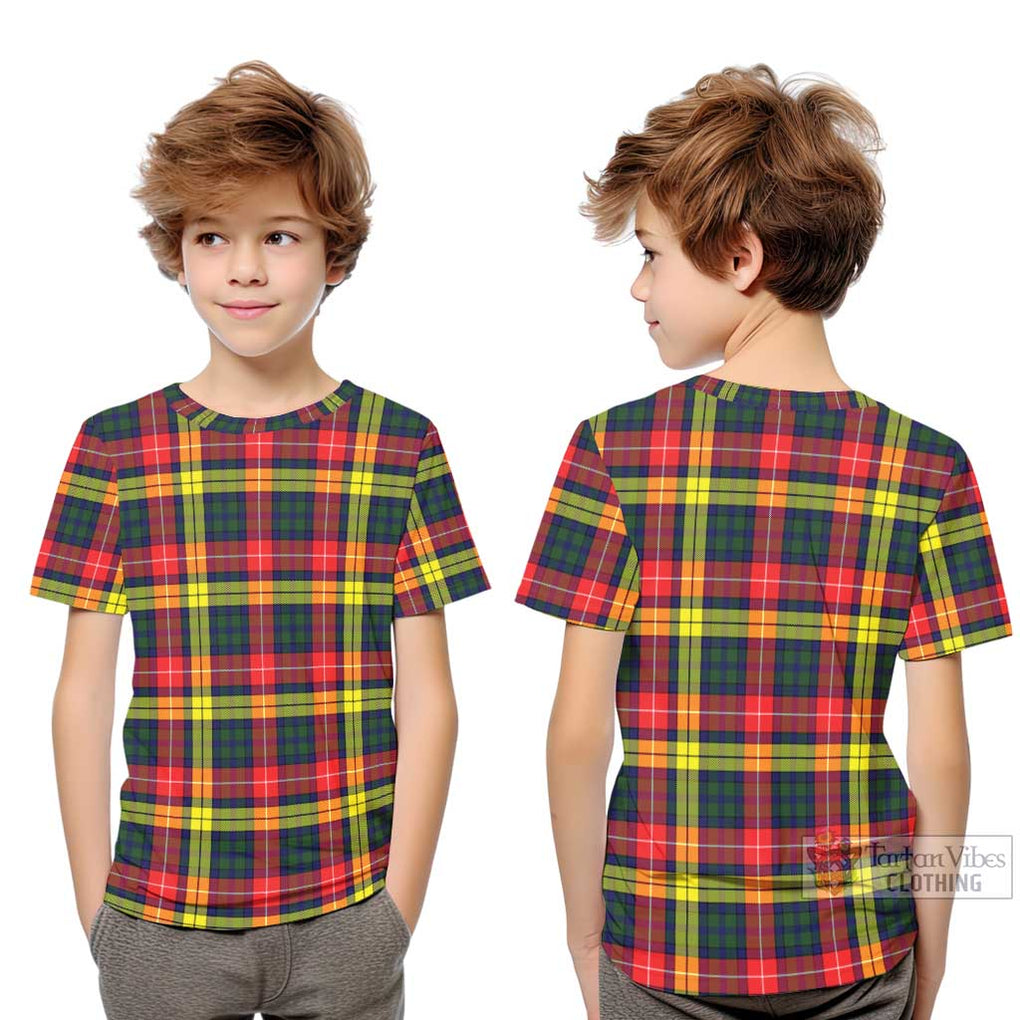 Dewar Tartan Kid T-Shirt Youth XL Size14 - Tartan Vibes Clothing