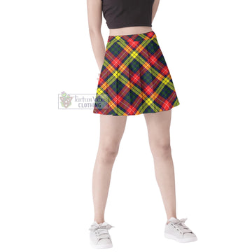 Dewar Tartan Women's Plated Mini Skirt