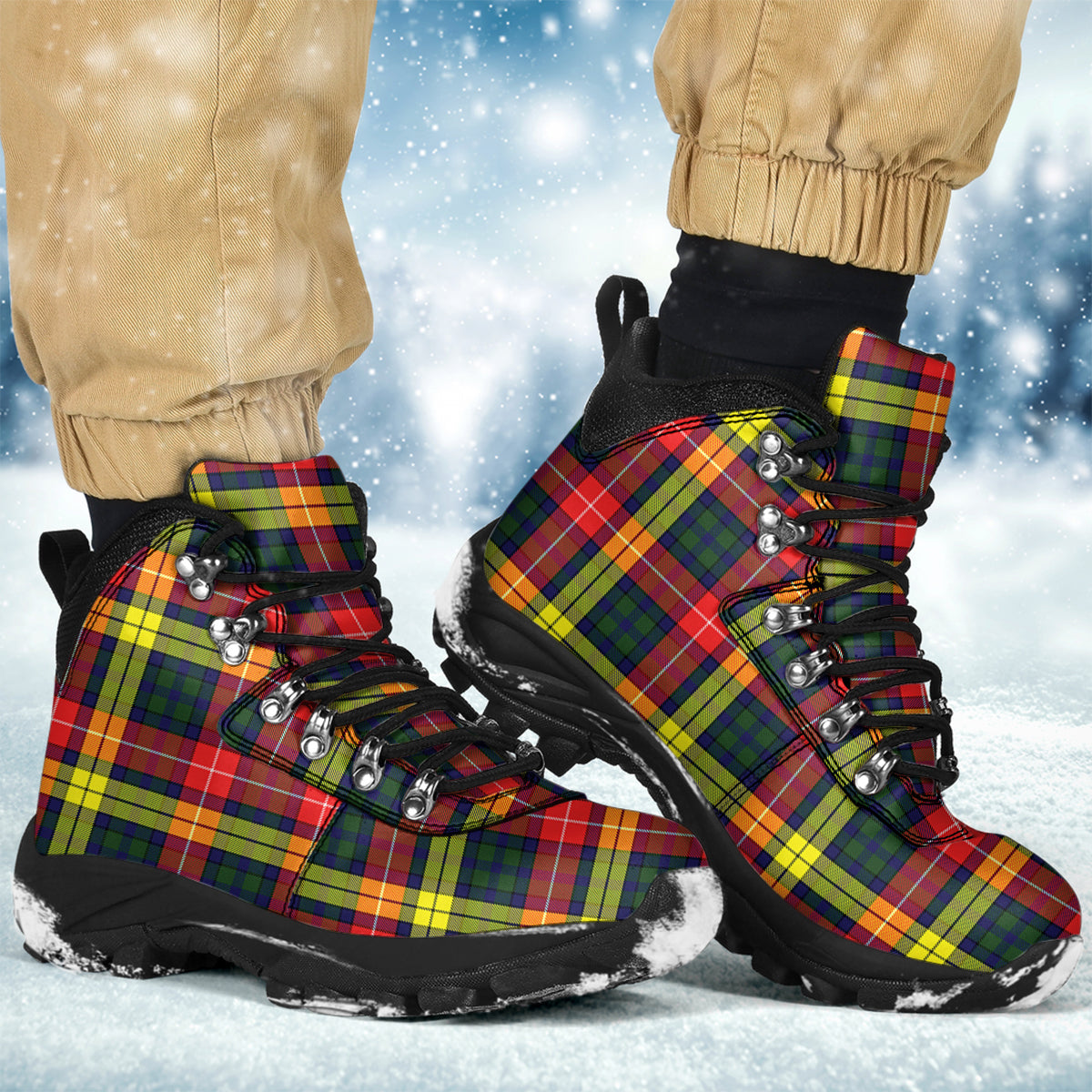 Dewar Tartan Alpine Boots - Tartanvibesclothing