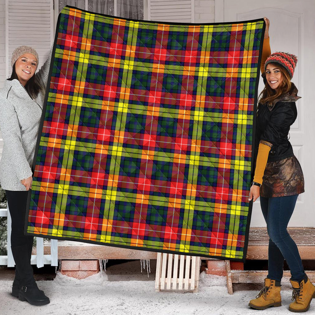 Dewar Tartan Quilt Super King Quilt 91" x 110" - Tartan Vibes Clothing