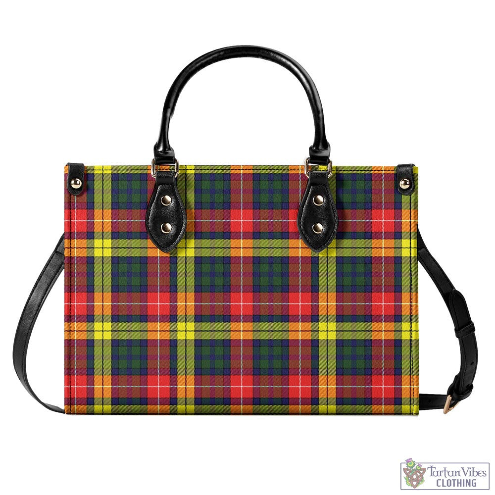 Dewar Tartan Luxury Leather Handbags L - Tartan Vibes Clothing