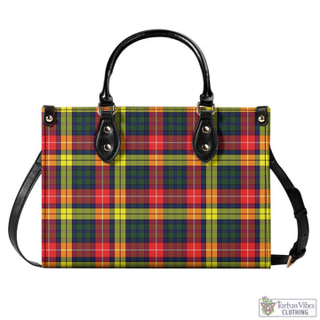 Dewar Tartan Luxury Leather Handbags L - Tartan Vibes Clothing