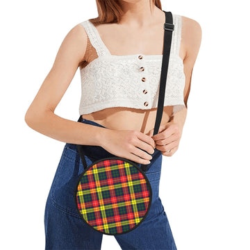 Dewar Tartan Round Satchel Bags One Size 9*9*2.7 inch - Tartan Vibes Clothing