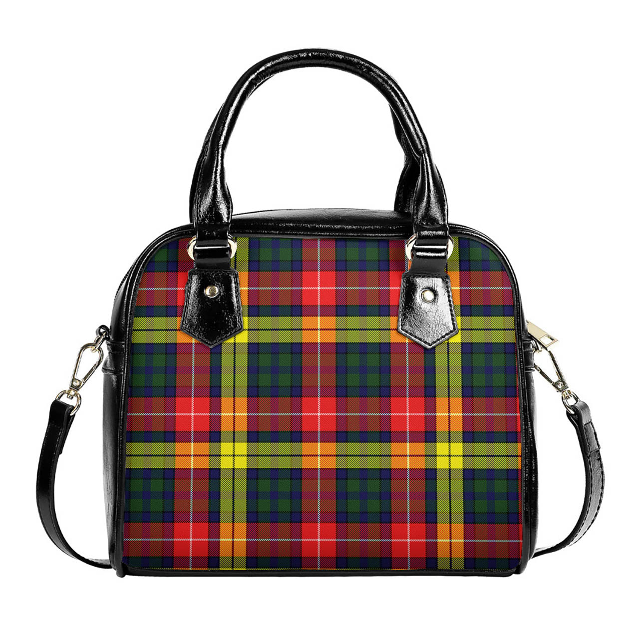 Dewar Tartan Shoulder Handbags One Size 9*21*24 cm (3.54*8.27*9.45 inches) - Tartan Vibes Clothing
