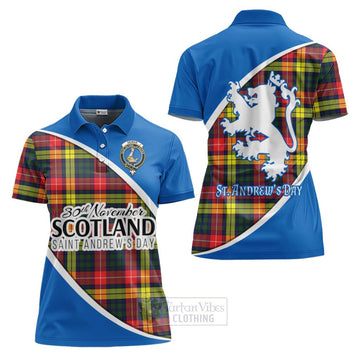 Dewar Family Crest Tartan Women's Polo Shirt Celebrate Saint Andrew's Day in Style Women - Tartan Vibes Clothing