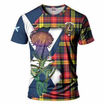 Dewar Tartan Family Crest T-Shirt Scottish Thistle Celtic Inspired Kid's Shirt - Tartan Vibes Clothing