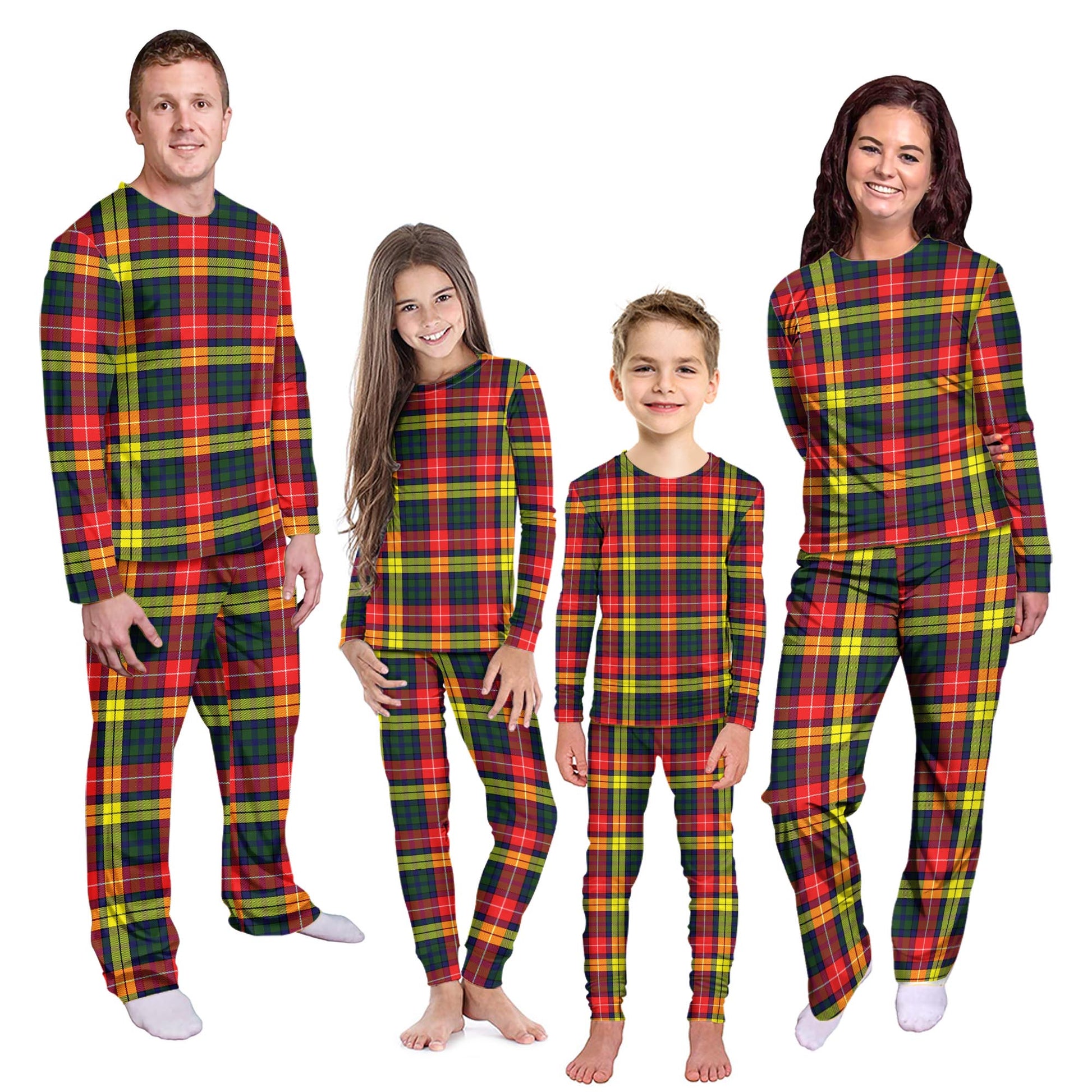 Dewar Tartan Pajamas Family Set Kid - Tartan Vibes Clothing