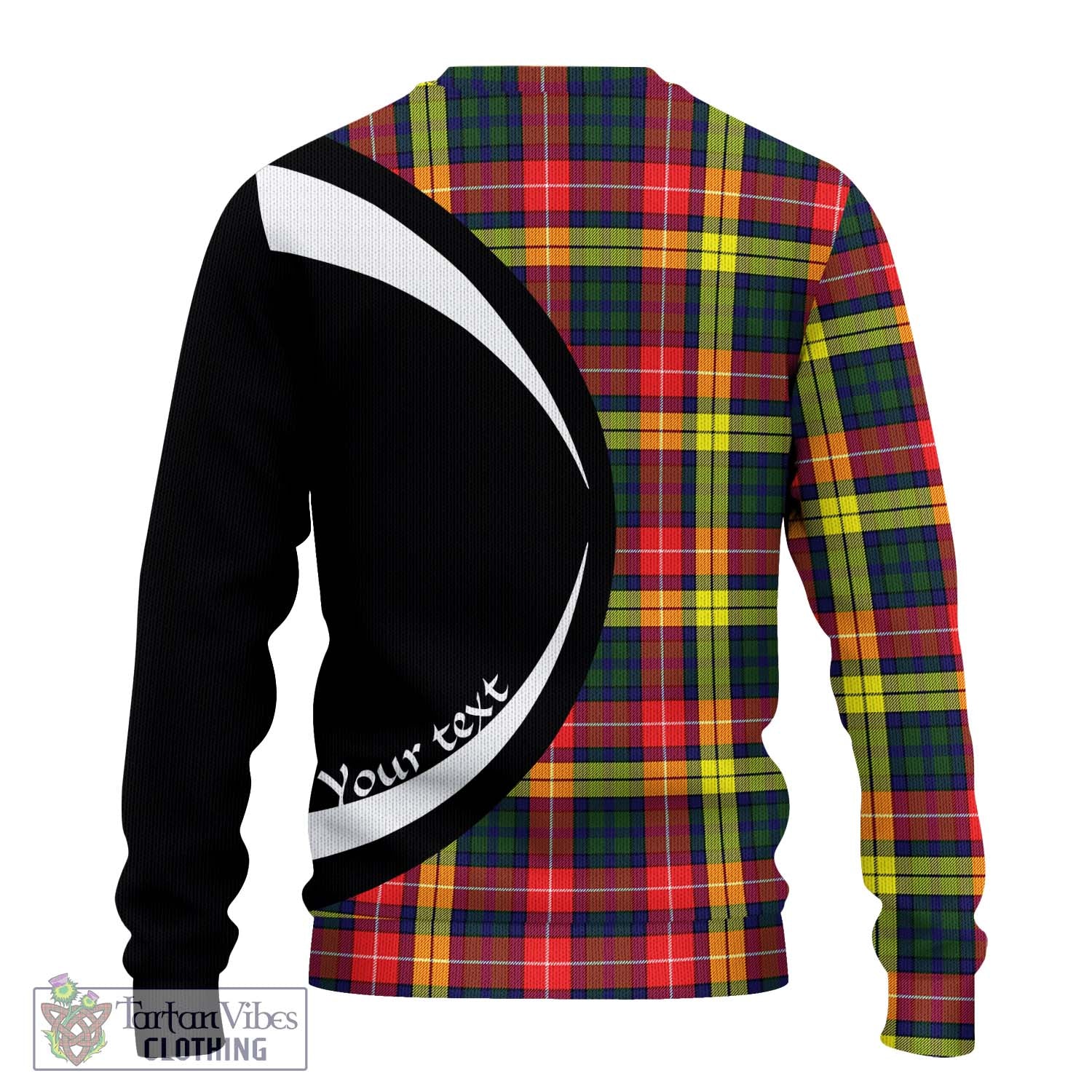 Dewar Tartan Ugly Sweater with Family Crest Circle Style - Tartan Vibes Clothing