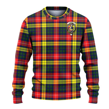 Dewar Tartan Ugly Sweater with Family Crest - Tartan Vibes Clothing