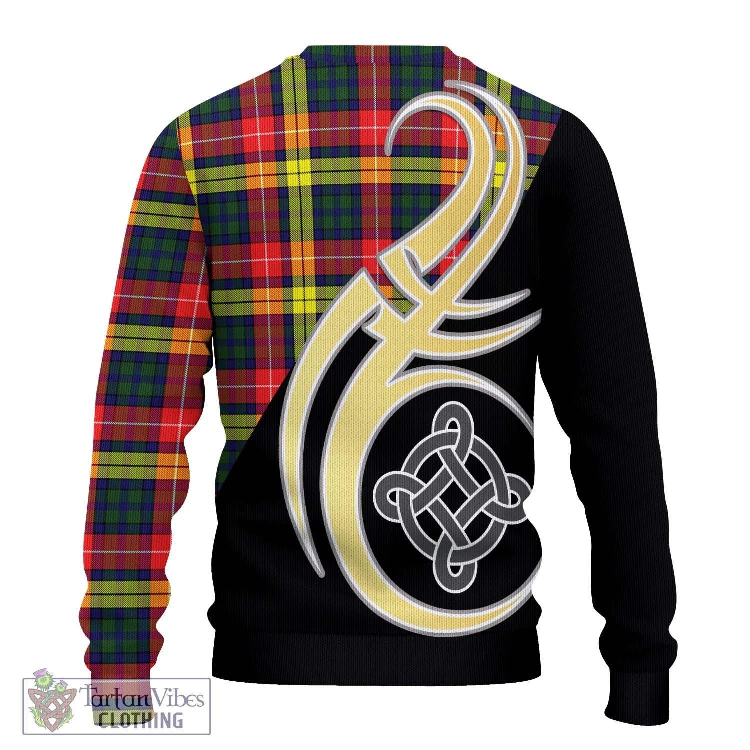 Dewar Tartan Ugly Sweater with Family Crest and Celtic Symbol Style - Tartan Vibes Clothing