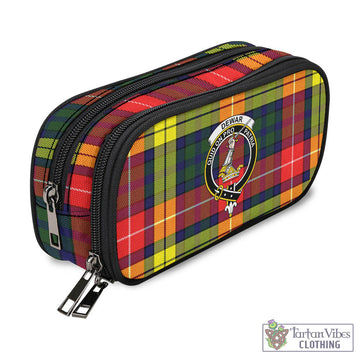 Dewar Tartan Pen and Pencil Case with Family Crest - Tartan Vibes Clothing
