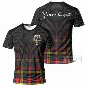 Dewar Tartan T-Shirt with Family Crest Celtic Thistle Vibes - Tartan Vibes Clothing