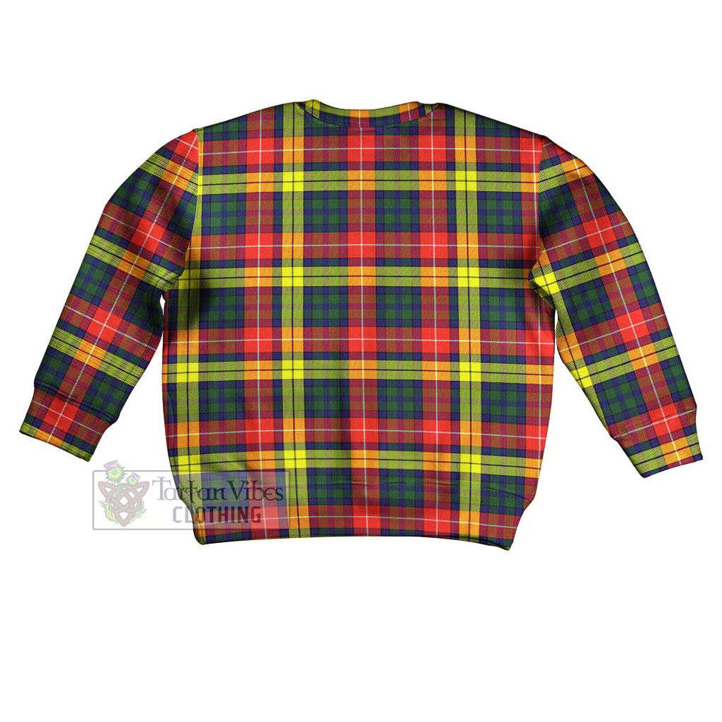 Dewar Tartan Kid Ugly Sweater with Family Crest - Tartan Vibes Clothing