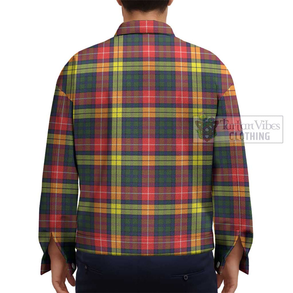 Dewar Tartan Unisex Lapel Cotton Jacket - Tartan Vibes Clothing