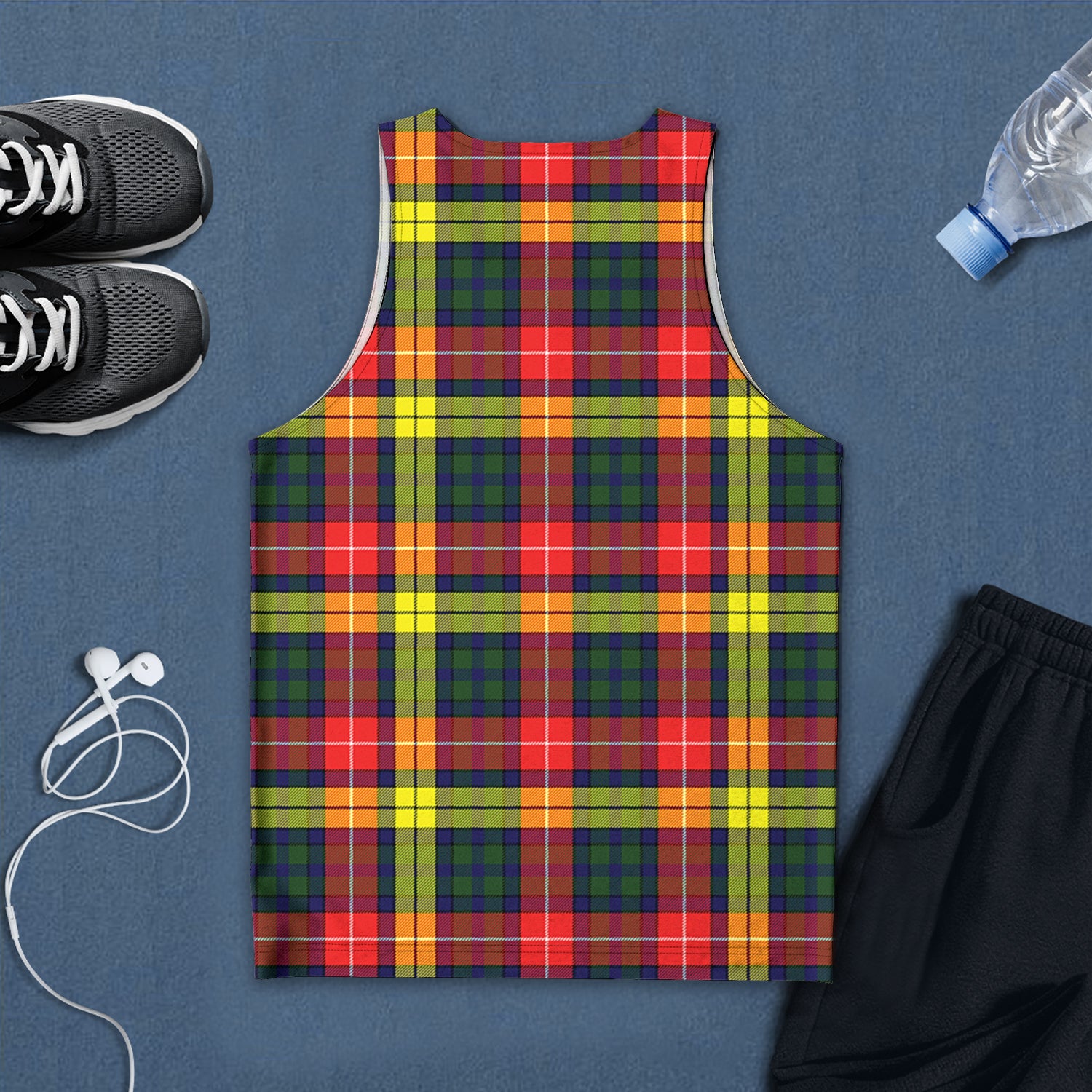 Dewar Tartan Mens Tank Top - Tartan Vibes Clothing