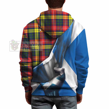 Dewar Tartan Hoodie with Family Crest Scotland Patriotic Style - Tartan Vibes Clothing