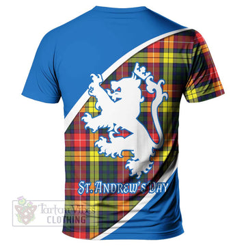 Dewar Family Crest Tartan T-Shirt Celebrate Saint Andrew's Day in Style - Tartan Vibes Clothing