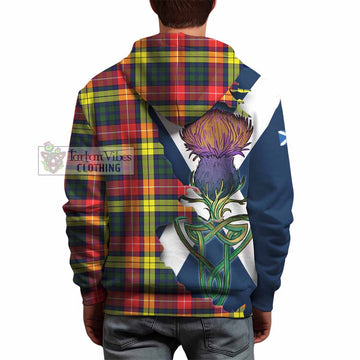 Dewar Tartan Family Crest Hoodie Scottish Thistle Celtic Inspired - Tartan Vibes Clothing