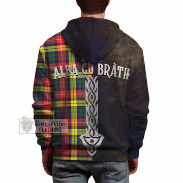 Dewar Tartan Family Crest Hoodie Alba Gu Brath Be Brave Lion Ancient Style