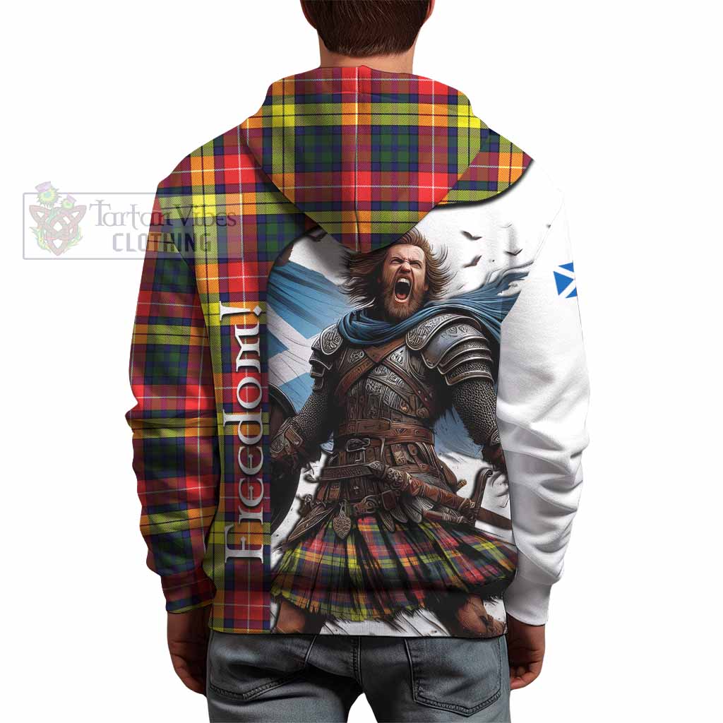 Dewar Crest Tartan Hoodie Inspired by the Freedom of Scottish Warrior - Tartan Vibes Clothing