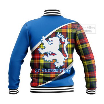 Dewar Family Crest Tartan Baseball Jacket Celebrate Saint Andrew's Day in Style - Tartan Vibes Clothing