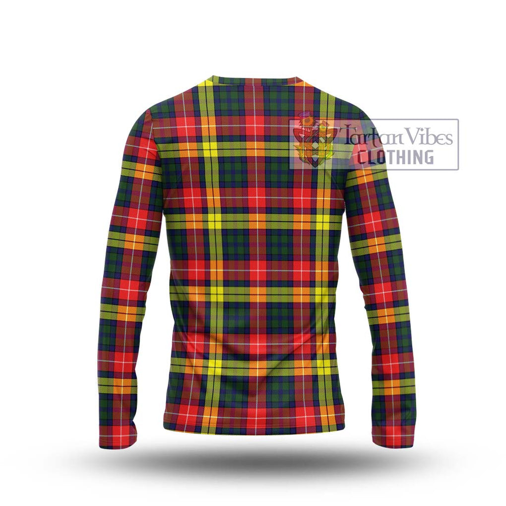 Dewar Tartan Long Sleeve T-Shirt with Family Crest DNA In Me Style - Tartan Vibes Clothing