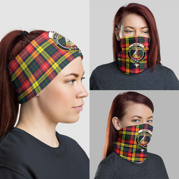 Dewar Tartan Neck Gaiters, Tartan Bandanas, Tartan Head Band with Family Crest - Tartan Vibes Clothing
