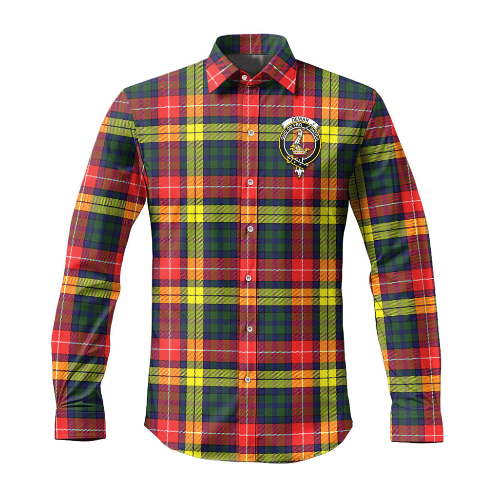 dewar-tartan-long-sleeve-button-up-shirt-with-family-crest