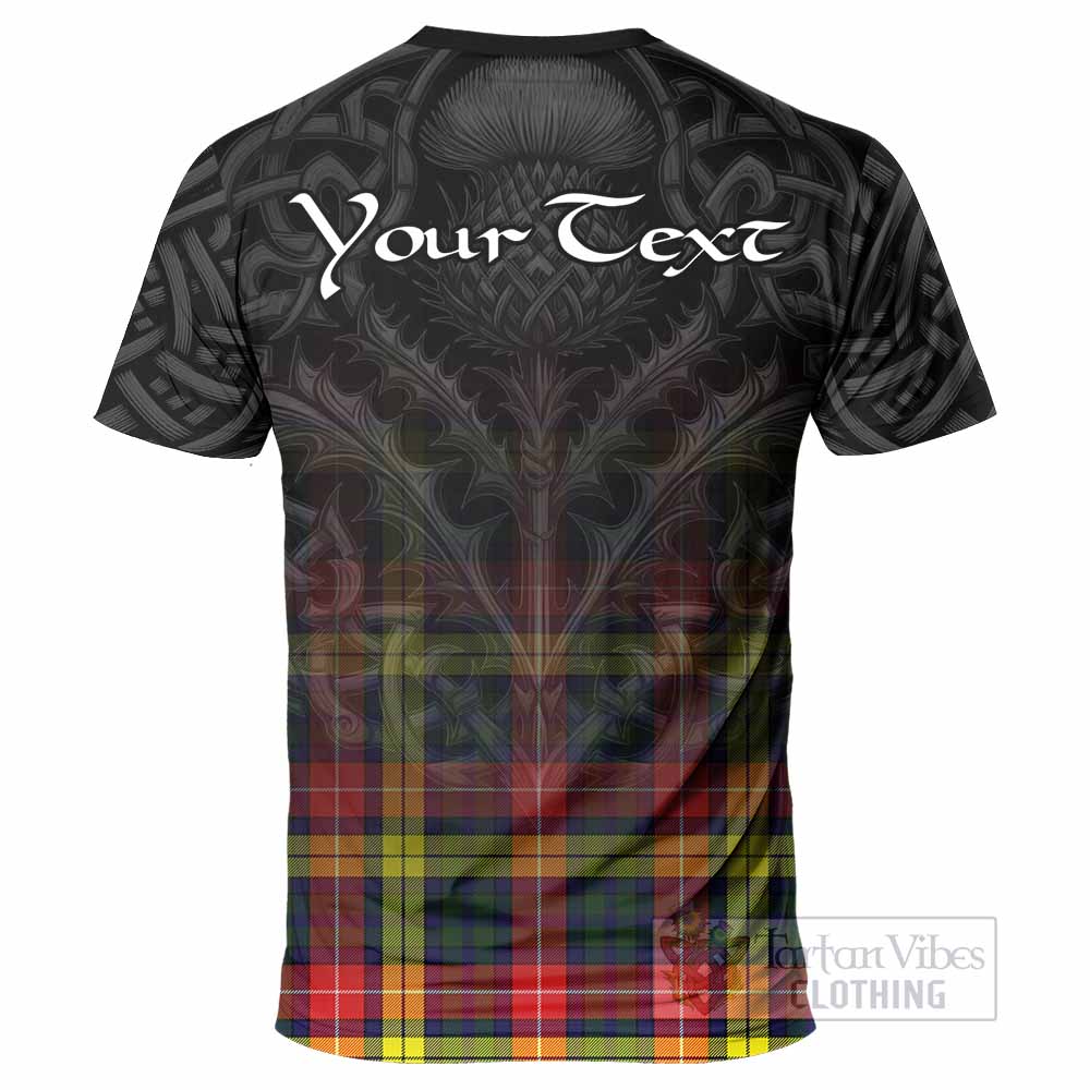 Dewar Tartan T-Shirt with Family Crest Celtic Thistle Vibes - Tartan Vibes Clothing