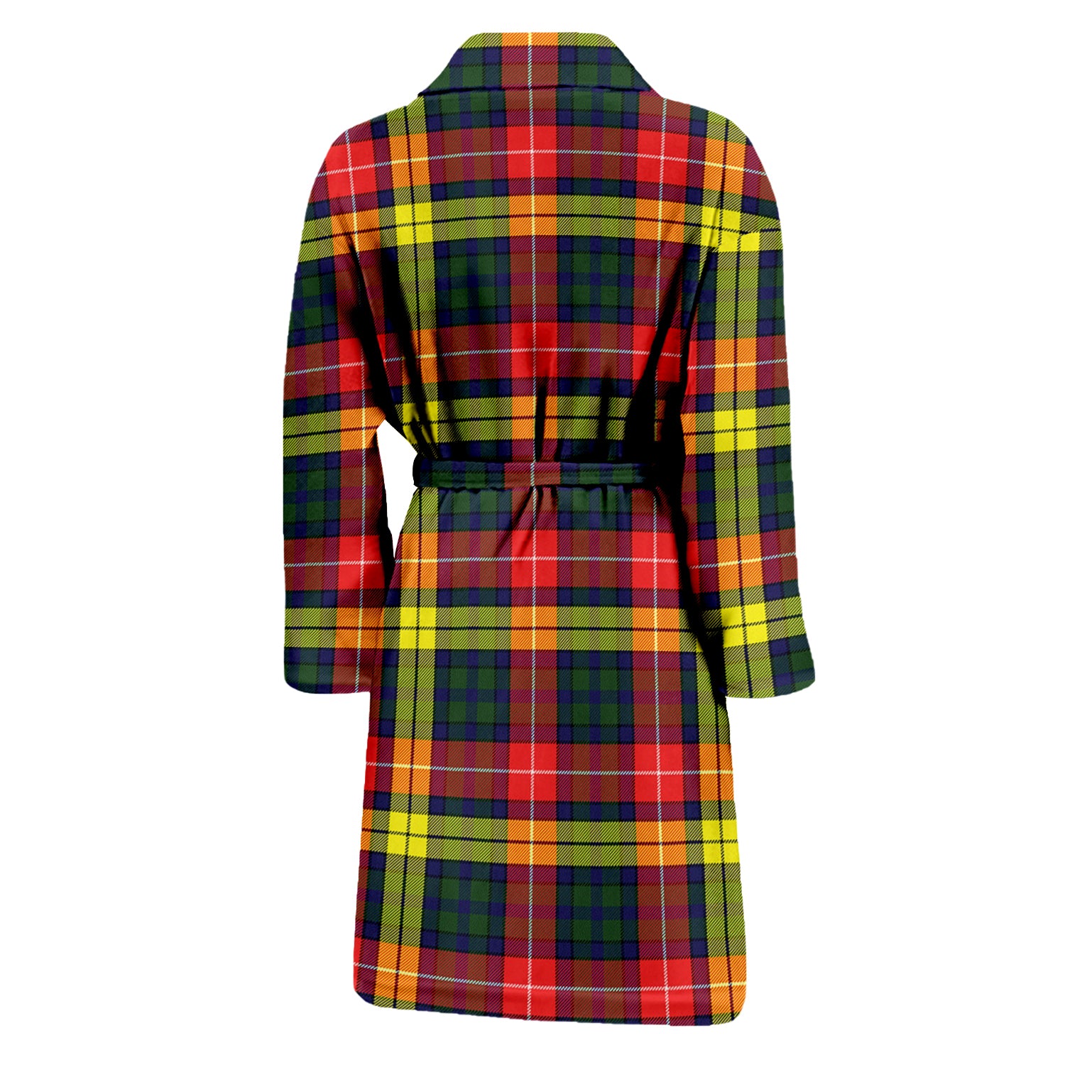 Dewar Tartan Bathrobe with Family Crest - Tartan Vibes Clothing
