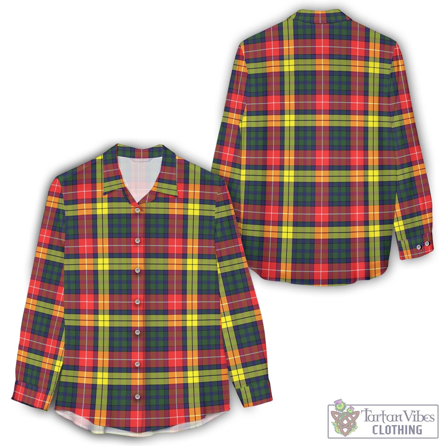 Dewar Tartan Women's Casual Shirt - Tartan Vibes Clothing