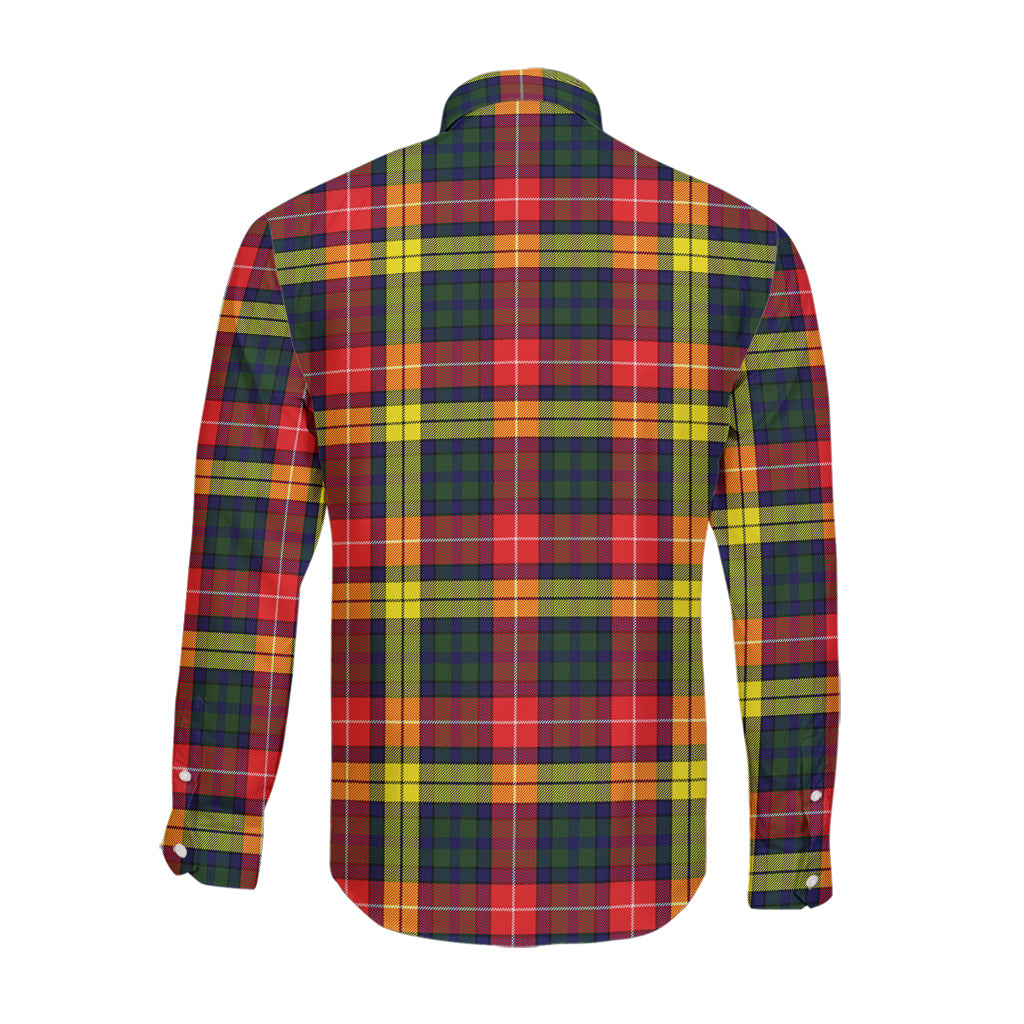 Dewar Tartan Long Sleeve Button Up Shirt - Tartan Vibes Clothing
