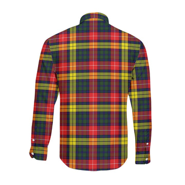 Dewar Tartan Long Sleeve Button Up Shirt - Tartan Vibes Clothing