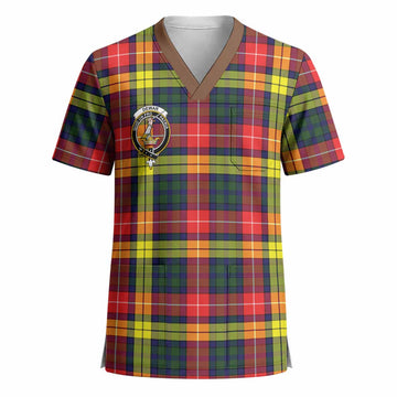 Dewar Crest Tartan Scrub Top - Tartan Vibes Clothing