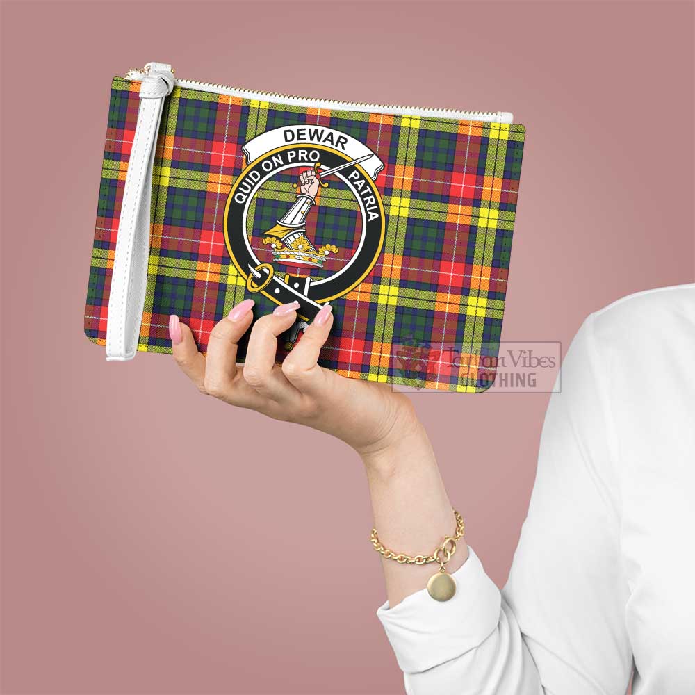 Tartan Vibes Clothing Dewar Family Crest Tartan Clutch Bag