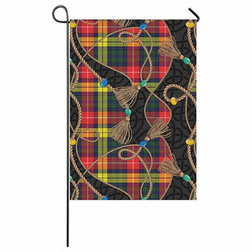 Dewar Scottish Tartan Twisted Ropes Stylized Garden Flag 59 × 35 in (150 × 89 cm) - Tartan Vibes Clothing