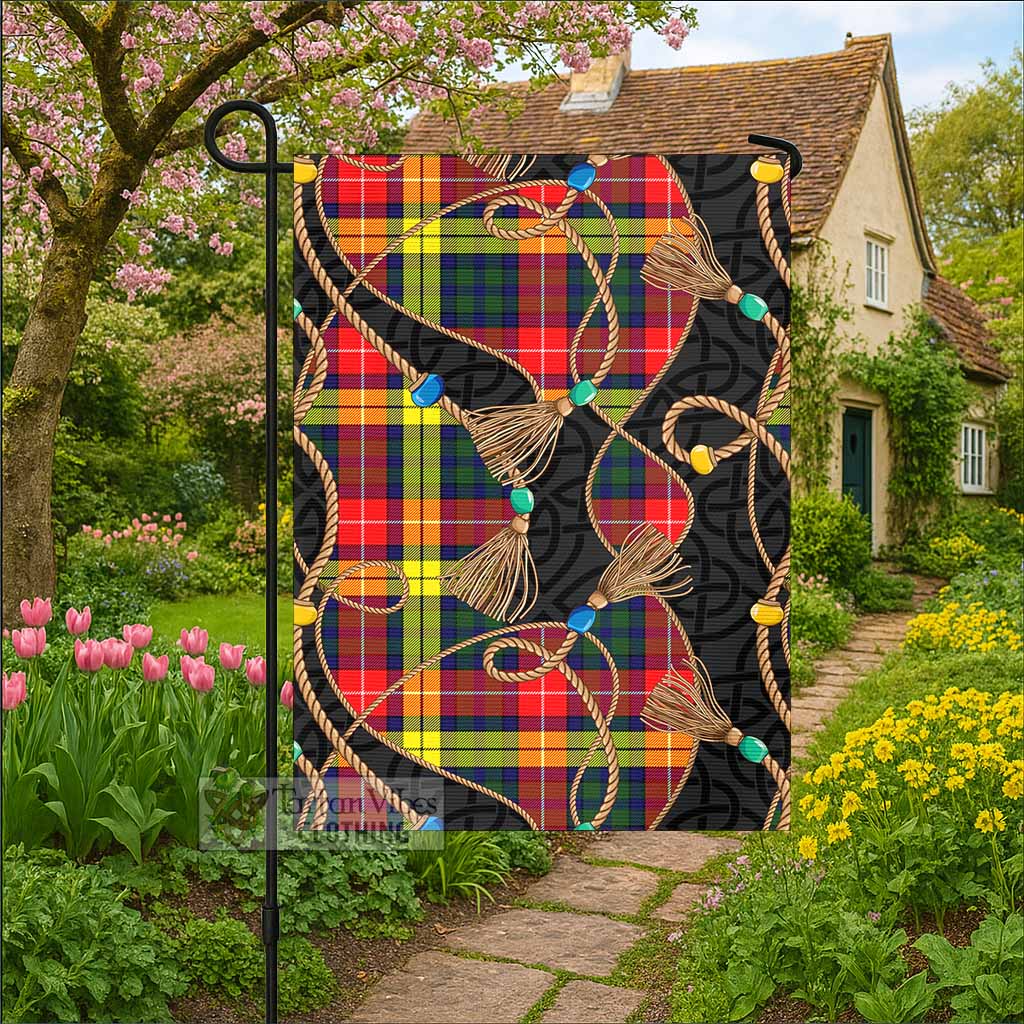 Dewar Scottish Tartan Twisted Ropes Stylized Garden Flag - Tartan Vibes Clothing