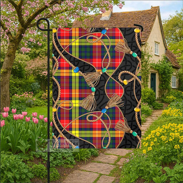 Dewar Scottish Tartan Twisted Ropes Stylized Garden Flag - Tartan Vibes Clothing