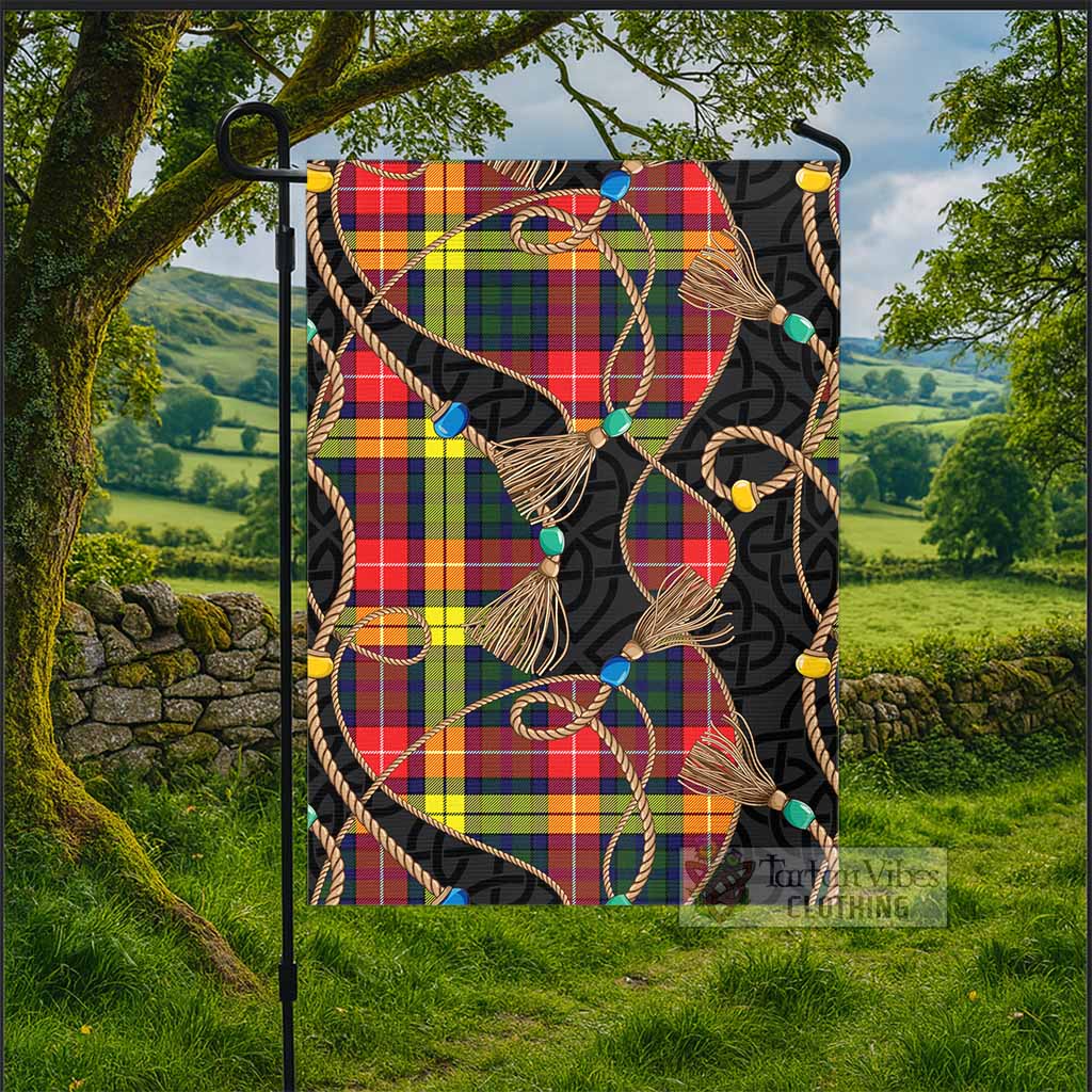 Dewar Scottish Tartan Twisted Ropes Stylized Garden Flag - Tartan Vibes Clothing