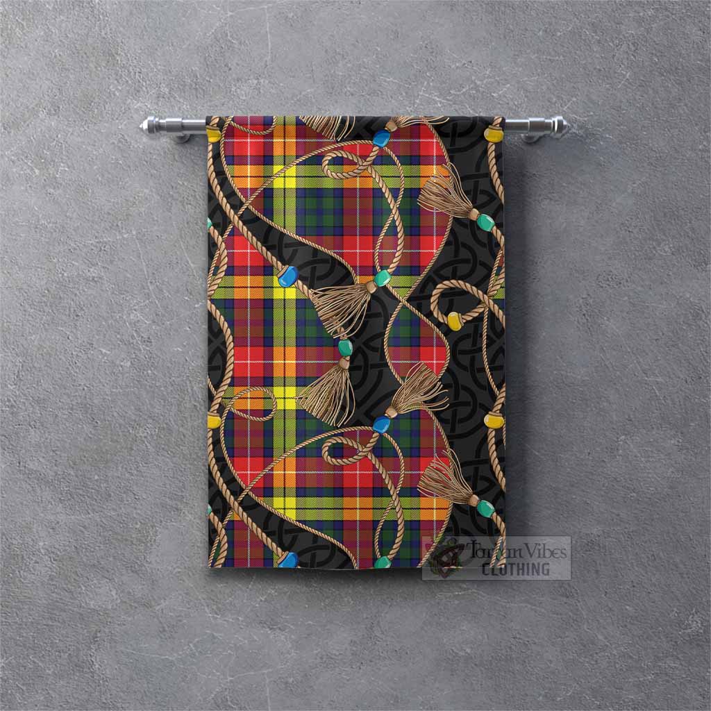 Dewar Scottish Tartan Twisted Ropes Stylized Gonfalon Rectangle - Tartan Vibes Clothing