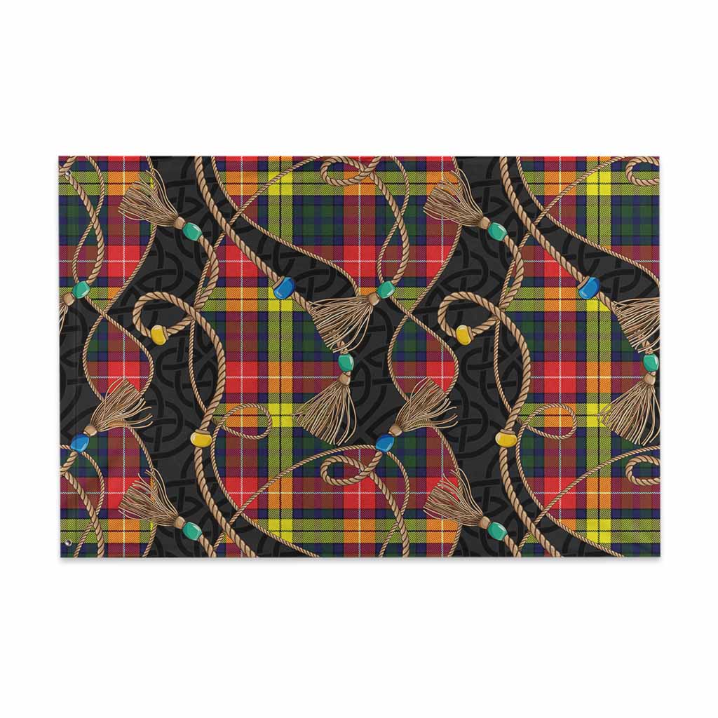 Dewar Scottish Tartan Twisted Ropes Stylized House Flag 48*72 inch (120*180 cm) - Tartan Vibes Clothing